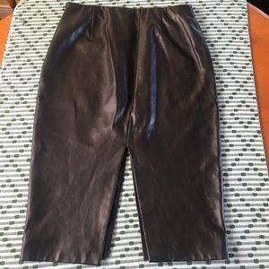 Babaton Jax skirt, vegan leather-size 6